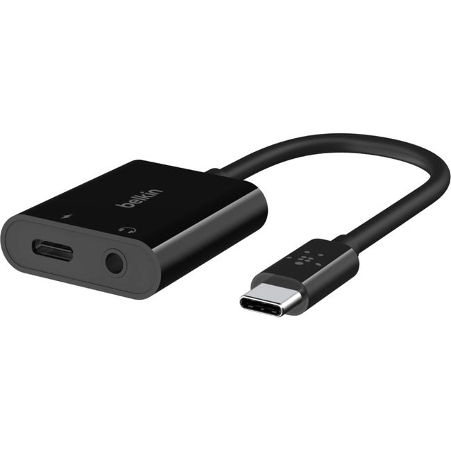 Belkin International INC NPA004BTBK Belkin 3.5mm Audio + USB-C Charge Adapter