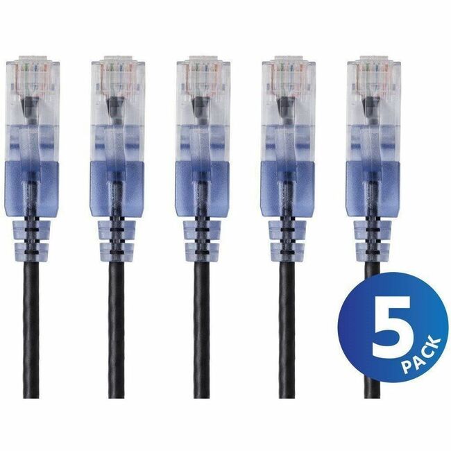 Monoprice, Inc. 33189 Monoprice SlimRun Patch UTP Category 6a Network Cable