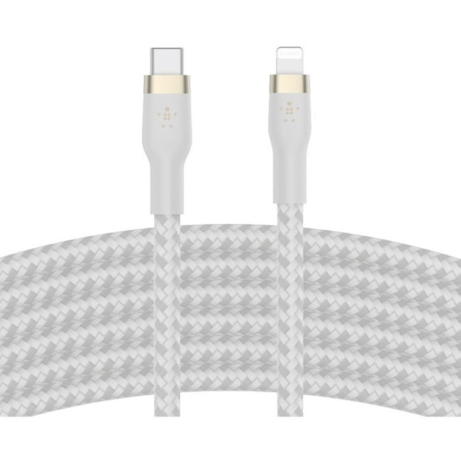 Belkin International INC CAA011BT3MWH Belkin USB-C Cable with Lightning Connector
