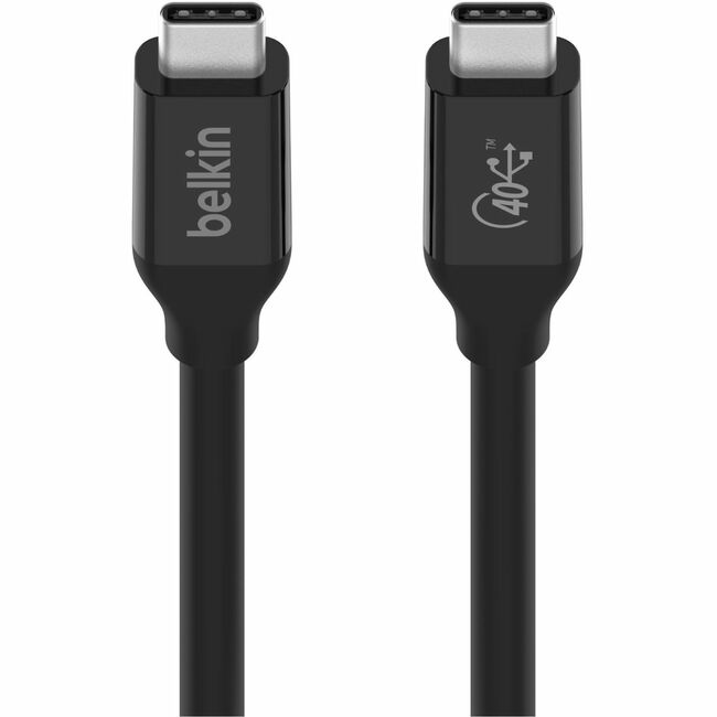 Belkin International INC INZ001BT0.8MBK Belkin USB4 Cable, 100W + 40Gbps