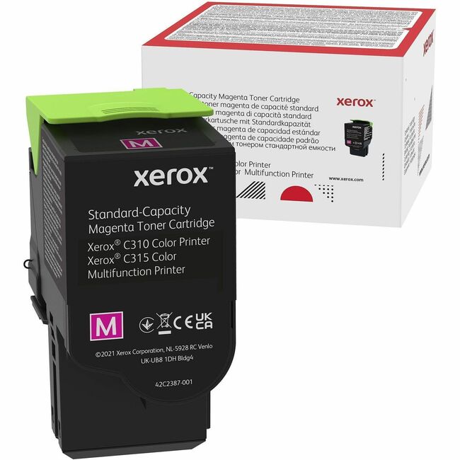 Xerox 006R04358 Genuine Xerox&reg; C310 Color Printer/ C315 Color Multifunction Printer Magenta Standard capacity Toner Cartridge (2000 Pages) - 006R04358
