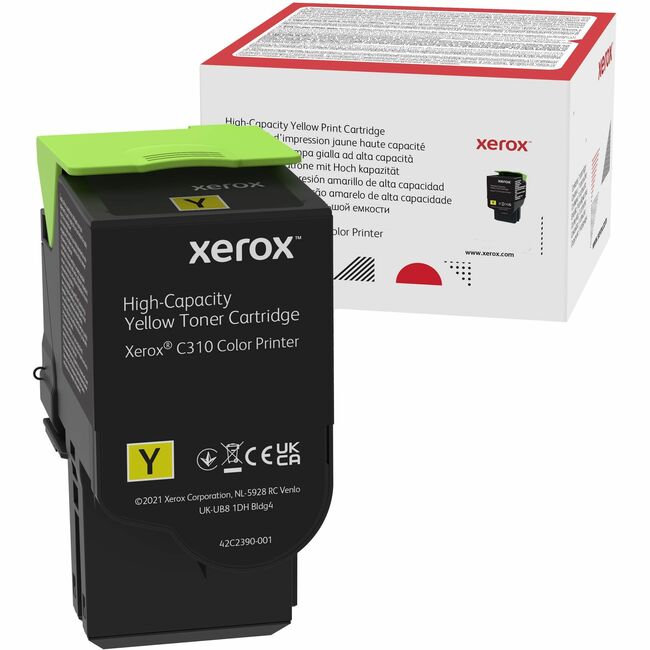 Xerox 006R04367 Genuine Xerox&reg; C310 Color Printer/ C315 Color Multifunction Printer Yellow High capacity Toner Cartridge (5500 Pages) - 006R04367