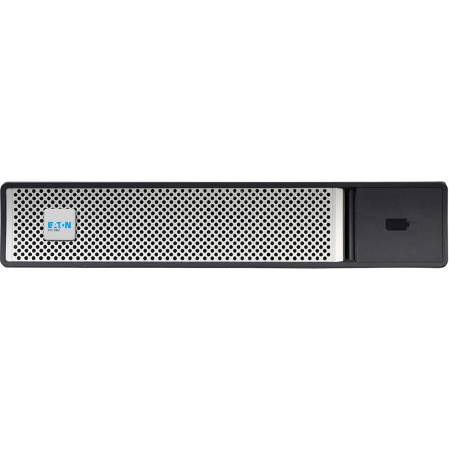 Eaton 5PXEBM72RTG2 72V extended battery module for 2000 VA and 3000 VA UPS systems, mounted in a 2U rack or tower setup.