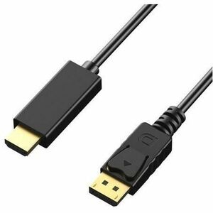Axiom AXG97317 DisplayPort Male to HDMI Male Adapter Cable 6ft