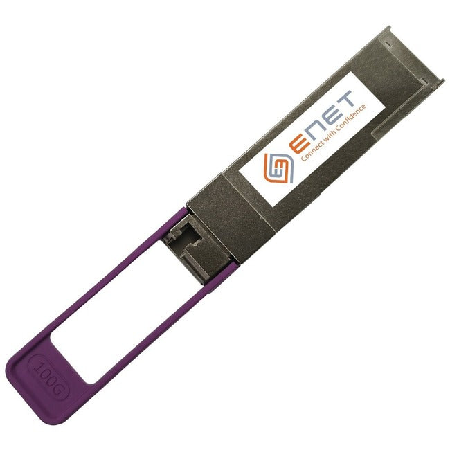 Enet Solutions, Inc. QSFP-100G-BXU-S-ENC ENET Cisco QSFP-100G-BXU-S Compatible TAA Compliant Functionally Identical 100GBASE-BIDI QSFP28 1271/1331nm 10km DOM SMF Simplex LC Connector Commercial Temp