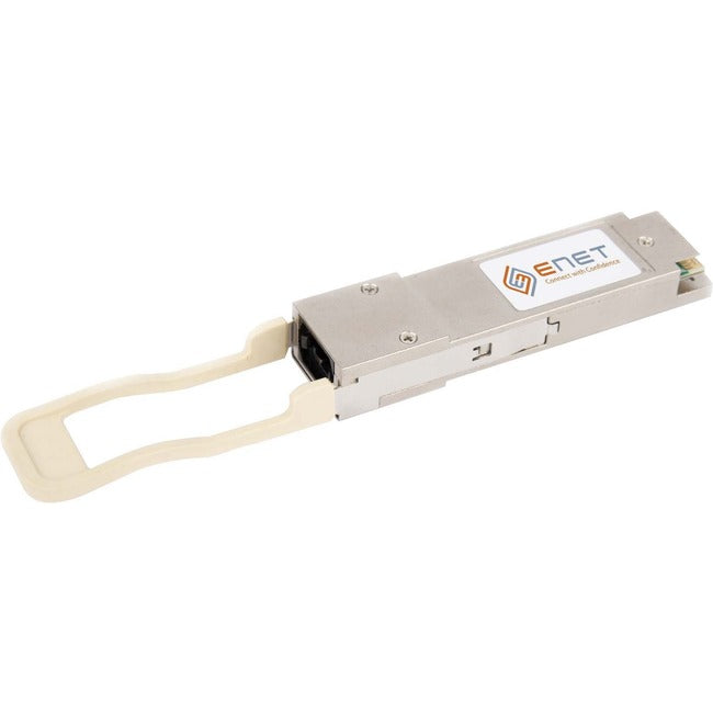 Enet Solutions, Inc. 100G-QSFP28-SR4-ENC ENET Ruckus (formerly Brocade) Compatible 100G-QSFP28-SR4 TAA Compliant Functionally Identical 100GBASE-SR4 QSFP28 850nm 100m DOM MMF MPO-12 Connector Commercial Temp