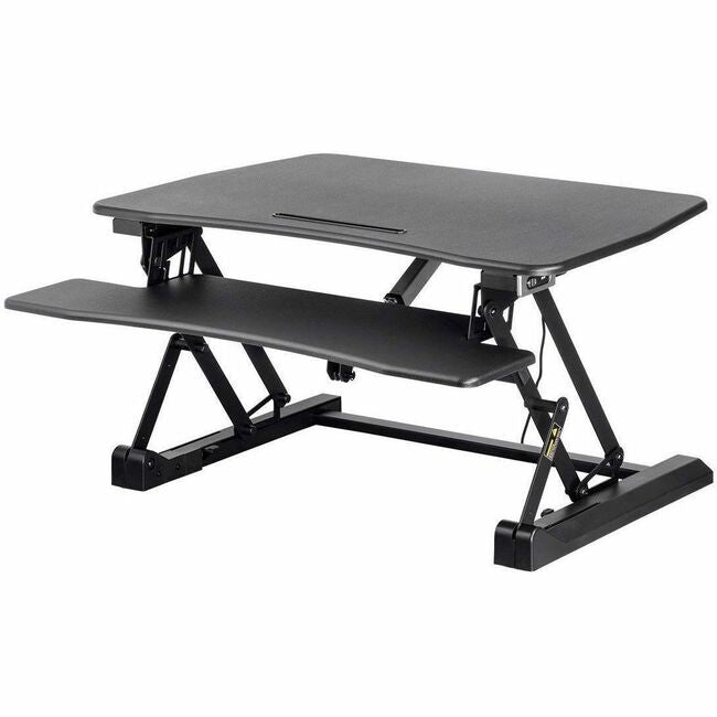 Monoprice, Inc. 27774 Workstream Electric Height Adjustable Sit-Stand Workstation Desk Converter, 36in