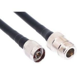 Enet Solutions, Inc. NMF-LMR400-50F-ENC ENET N-Type Male to N-Type Female LMR400 Coaxial Cable - Black 50FT