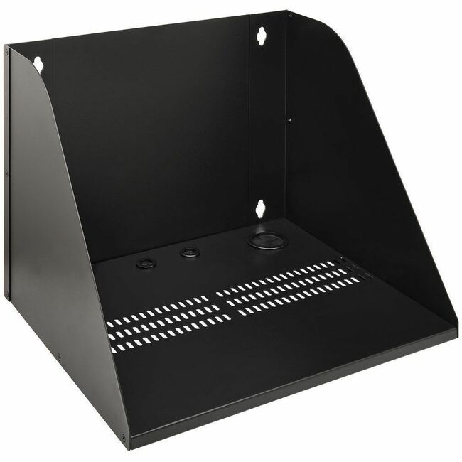 Eaton Tripp Lite wall-mount shelf for IT equipment, 20-inch wide, supports up to 200 lb, shown mounted on a wall.