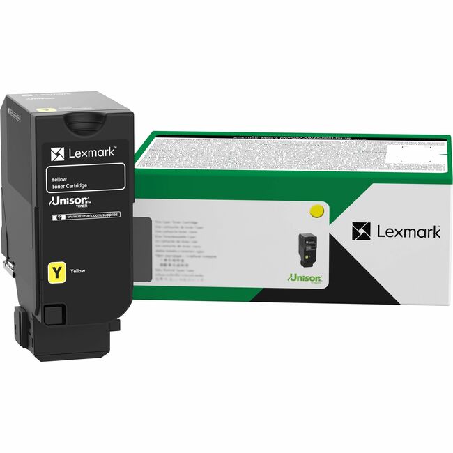 Lexmark 71C10Y0 Unison Original Laser Toner Cartridge - Yellow - 1 Each