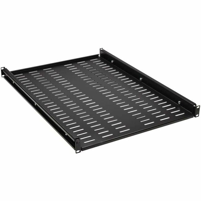 Eaton Tripp Lite SmartRack adjustable steel rack shelf, 1U vented design, capable of holding up to 250 lbs, for server and equipment storage