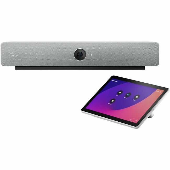 Cisco Systems CS-BAR-T-K9 Webex Room Bar (First Light Color) with Table-stand Room Navigator