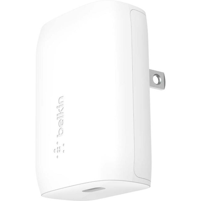 Belkin International INC WCA005DQWH Belkin BoostCharge USB-C PD 3.0 PPS Wall Charger 30W - Power Adapter