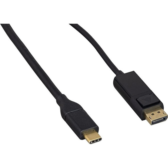 Enet Solutions, Inc. USB3.1CM-DPM-6F ENET USB 3.1C Male To DisplayPort Male w/Latches4K 60Hz Black Cable 6FT