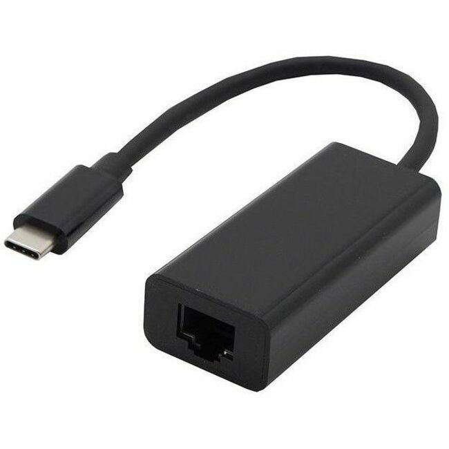 Axiom USBCMRJ45FK-AX USB-C Male to Gigabit Ethernet (RJ45) Female Adapter - Black