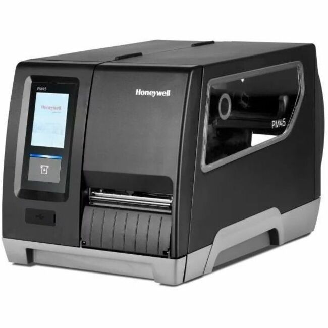 Strategic Sourcing-honeywell PM45A10000000201 Honeywell PM45A Industrial Thermal Transfer Printer - Monochrome - Label Print - Ethernet - US