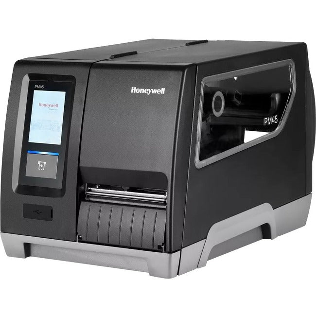 Strategic Sourcing-honeywell PM45A10000000400 Honeywell PM45A Industrial Thermal Transfer Printer - Monochrome - Label Print - Gigabit Ethernet - Wireless LAN