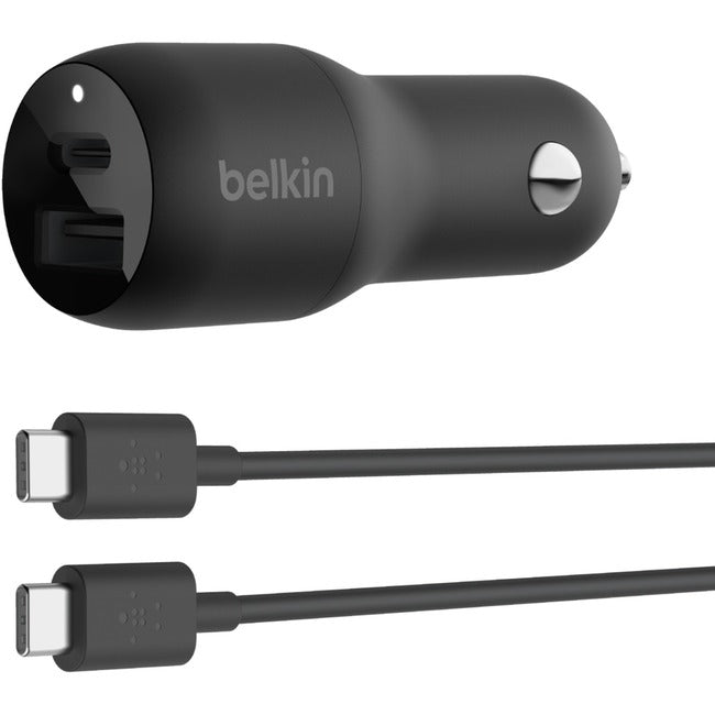 Belkin International INC CCB004BT1MBK-B6 Belkin BOOST&uarr;CHARGE Auto Adapter