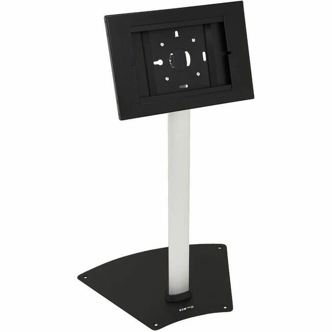 Eaton Tripp Lite secure tablet mount floor stand, height-adjustable black and silver mounting kit for tablets.