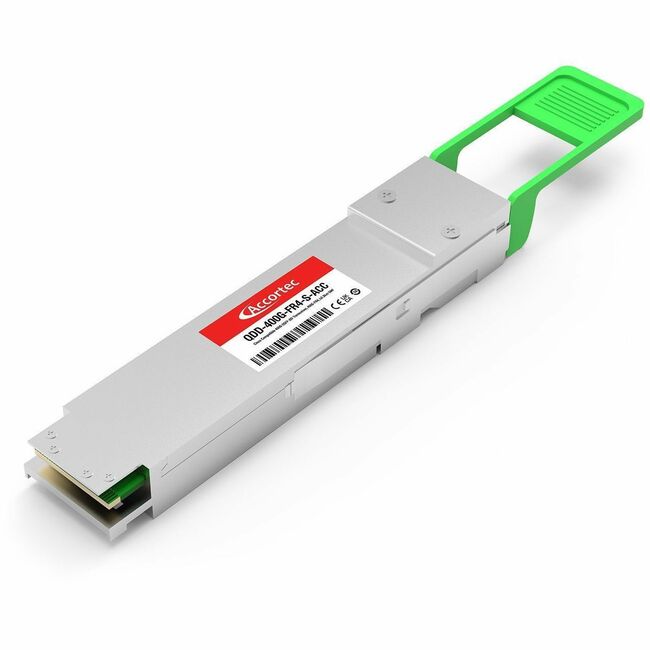 Accortec Incorporated QDD-400G-FR4-S-ACC Accortec 400G QSFP-DD Transceiver, 400G-FR4, LC 2km SMF Cisco Compatible