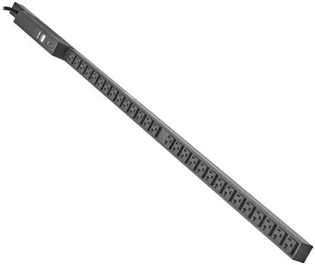 Eaton PDUMV20-ISO Tripp Lite Series 1.92kW Single-Phase Local Metered PDU with ISOBAR Surge Protection, 120V, 3840 Joules, 28 NEMA 5-15/20R Outlets, L5-20P Input, 15 ft. Cord, 0U Vertical