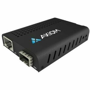 Axiom AXG99279 TAA Mini 1Gbs RJ45 to SFP Fiber Media Converter - Open SFP Port