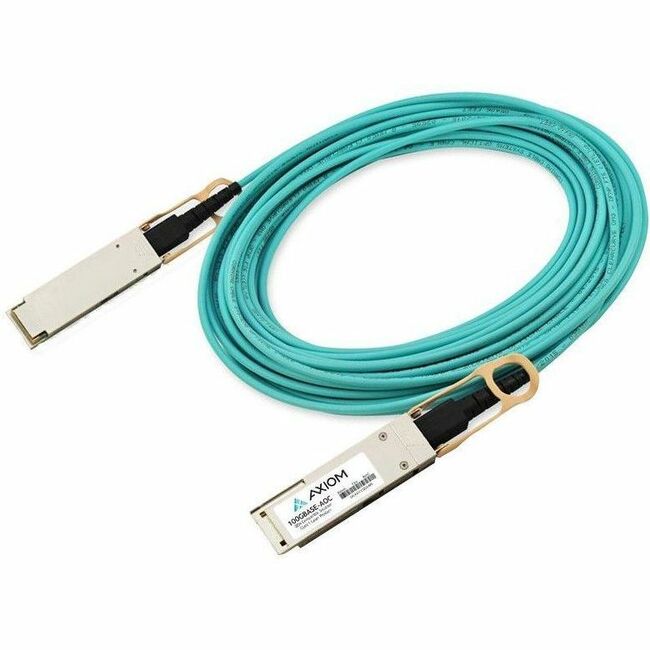 Axiom 845420-B21-AX 100GBASE-AOC QSFP28 to 4 SFP28 Active Optical Cable HP Compatible 7m