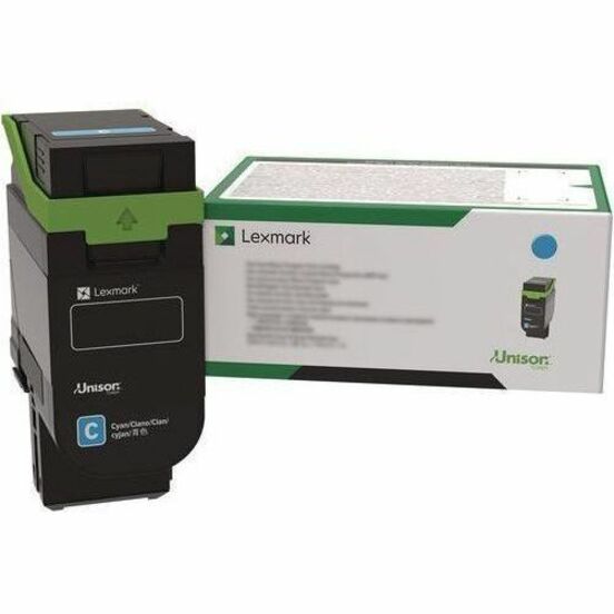 Lexmark 75M10C0 Original Laser Toner Cartridge - Return Program - Cyan - 1 Each