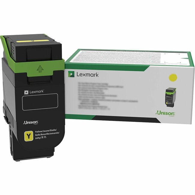 Lexmark 75M1HY0 Original High Yield Laser Toner Cartridge - Return Program - Yellow Pack