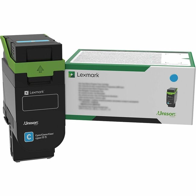 Lexmark 75M1XC0 Original Extra High Yield Laser Toner Cartridge - Single Pack - Return Program - Cyan - 1 Each