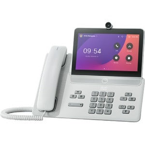 Cisco Systems CP-8875-L-K9= Cisco 8875 IP Phone - Corded - Corded - Wi-Fi, Bluetooth - Desktop - White
