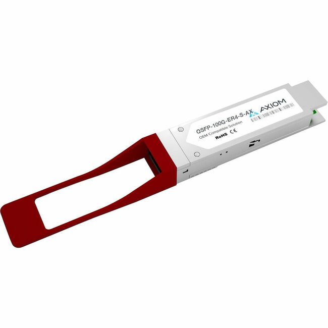 Axiom QSFP-100G-ER4-S-AX 100GBase-ER4 QSFP28 Transceiver for Cisco - QSFP-100G-ER4-S=