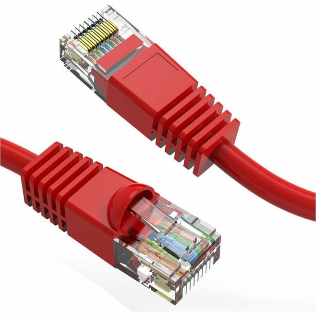 Axiom AXG100012 9FT CAT5E 350mhz Patch Cable Molded Boot (Red) - TAA Compliant