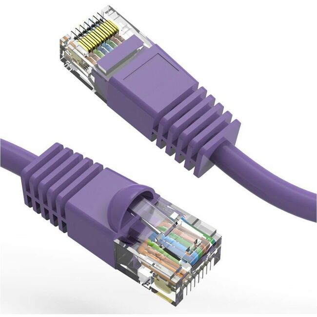 Axiom AXG100029 30FT CAT5E 350mhz Patch Cable Molded Boot (Purple) - TAA Compliant