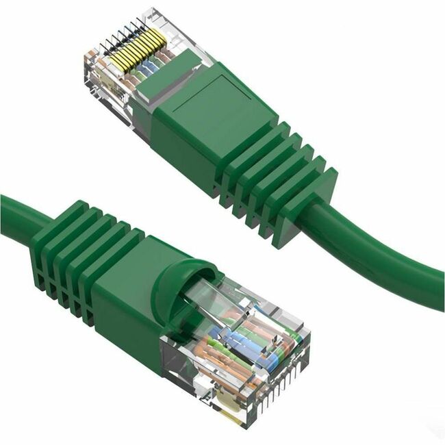 Axiom AXG100036 35FT CAT5E 350mhz Patch Cable Molded Boot (Green) - TAA Compliant