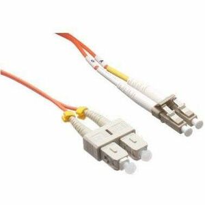Axiom AXG96891 LC/SC Multimode Duplex OM2 50/125 Fiber Optic Cable 1m - TAA Compliant
