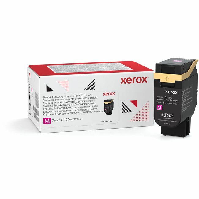 Xerox 006R04679 Genuine Xerox&reg; C410 Color Printer, VersaLink&reg; C415 Color Multifunction Printer Magenta Standard capacity Toner Cartridge (2000 Pages) - 006R04679