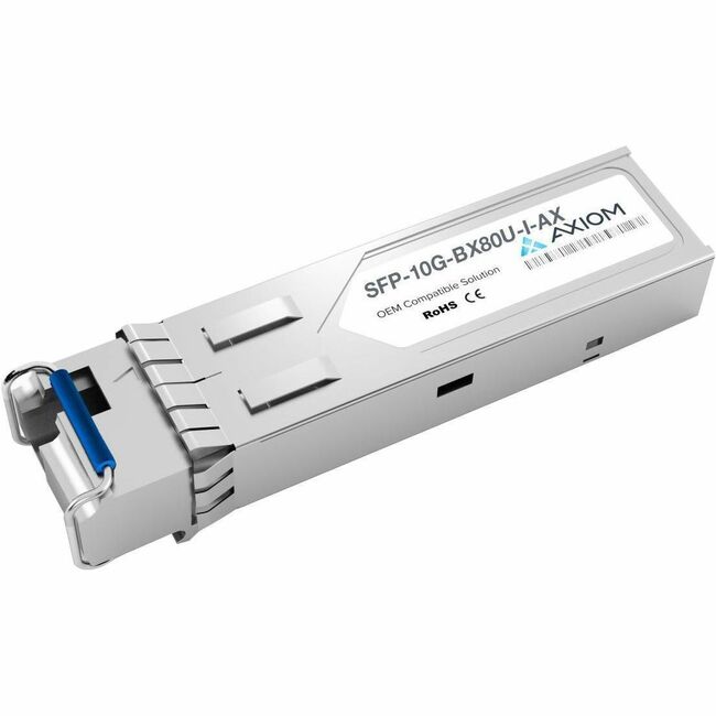 Axiom SFP-10G-BX80U-I-AX 10GBase-BX80-U SFP+ Transceiver for Cisco - SFP-10G-BX80U-I (Upstream)