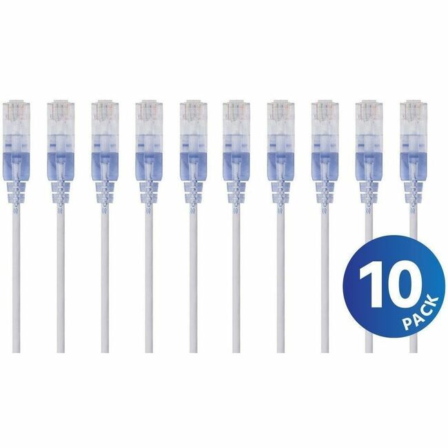 Monoprice, Inc. 33269 Monoprice SlimRun Patch UTP Category 6a Network Cable