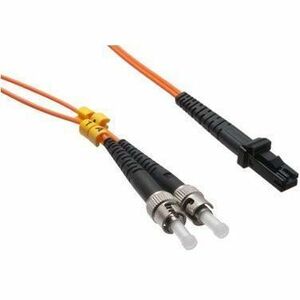Axiom AXG92662 ST/MTRJ Multimode Duplex OM1 62.5/125 Fiber Optic Cable 2m - TAA Compliant