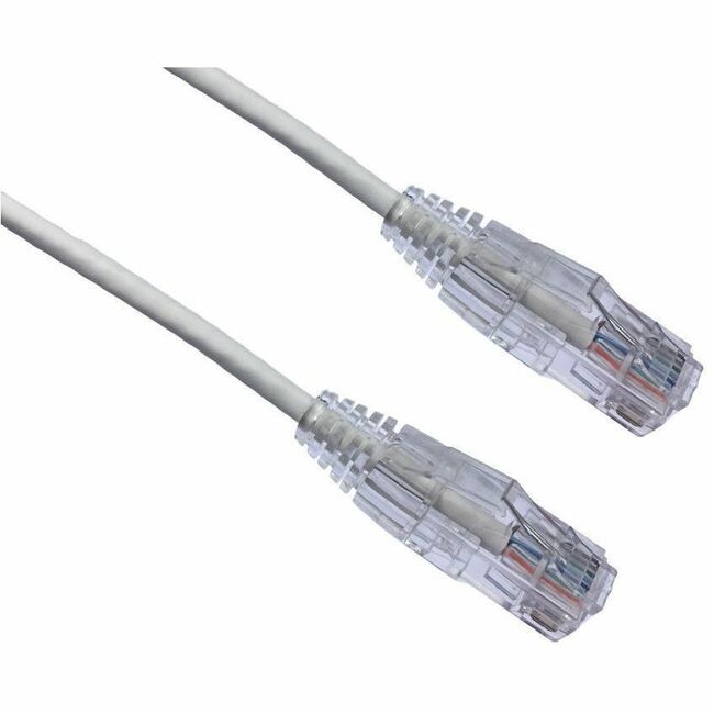 Axiom AXG98044 20FT CAT6A BENDnFLEX Ultra-Thin Snagless Patch Cable (White) - TAA Compliant