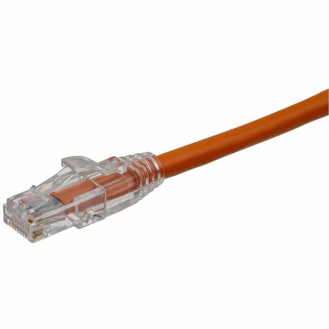 Axiom AXG98409 25FT CAT6 Snagless Shielded (STP) Patch Cable - Orange - TAA Compliant