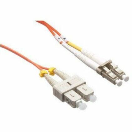 Axiom LCSCMD5O-8M-AX LC/SC Multimode Duplex OM2 50/125 Fiber Optic Cable 8m