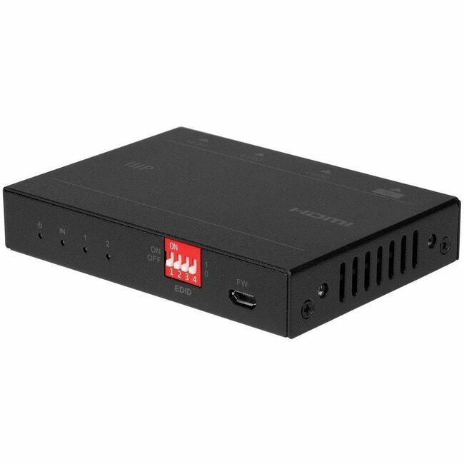 Monoprice, Inc. 21612 Monoprice Blackbird 4K60 Pro 1x2 Ultra Slim Video Splitter with HDMI, Supports HDR, 18Gbps