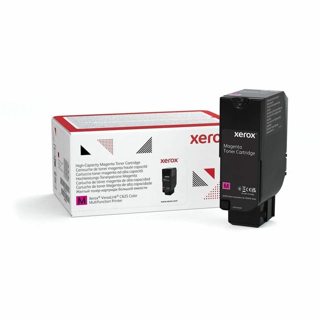 Xerox 006R04638 Genuine Xerox&reg; VersaLink&reg; C625 Color Multifunction Printer Magenta High capacity Toner Cartridge (16000 Pages) - 006R04638
