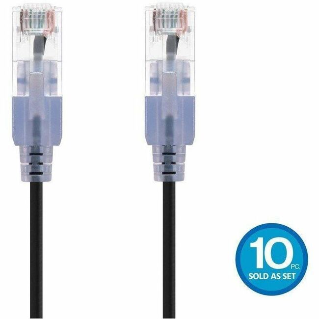 Monoprice, Inc. 33257 Monoprice SlimRun Patch UTP Category 6a Network Cable