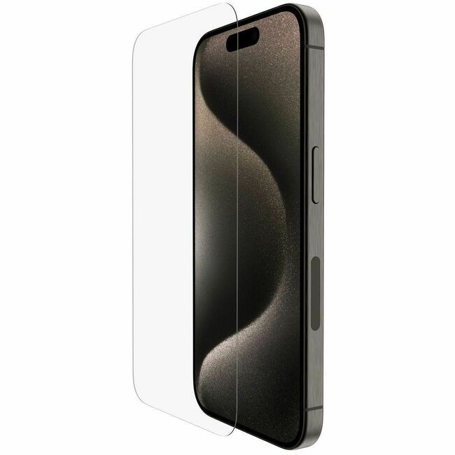 Belkin International INC OVA133ZZ Belkin UltraGlass 2 Treated Screen Protector For iPhone 15 Pro Transparent, Clear