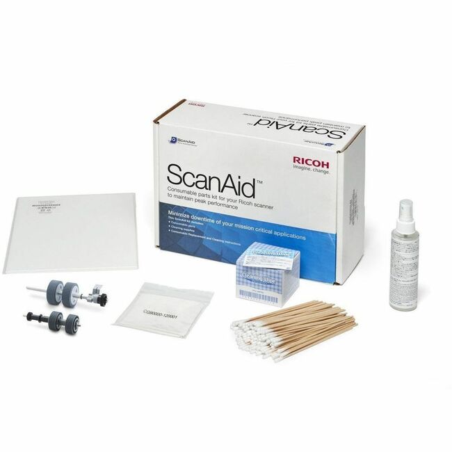 Ricoh PFU CG01000-307101 PFU Cleaning Supplies & Consumables Scanaid Kit fi-8040