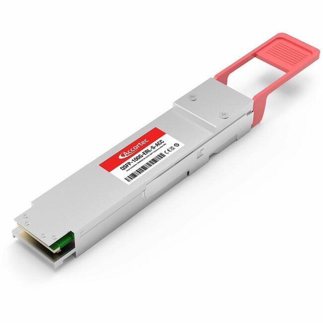 Accortec Incorporated QSFP-100G-ERL-S-ACC Accortec 100GBASE-ER-Lite SL QSFP Transceiver, 25km SMF, Cisco Compatible