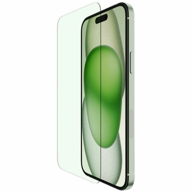 Belkin International INC OVA140ZZ Belkin UltraGlass 2 Blue Light Filter Screen Protector for iPhone 15 Plus